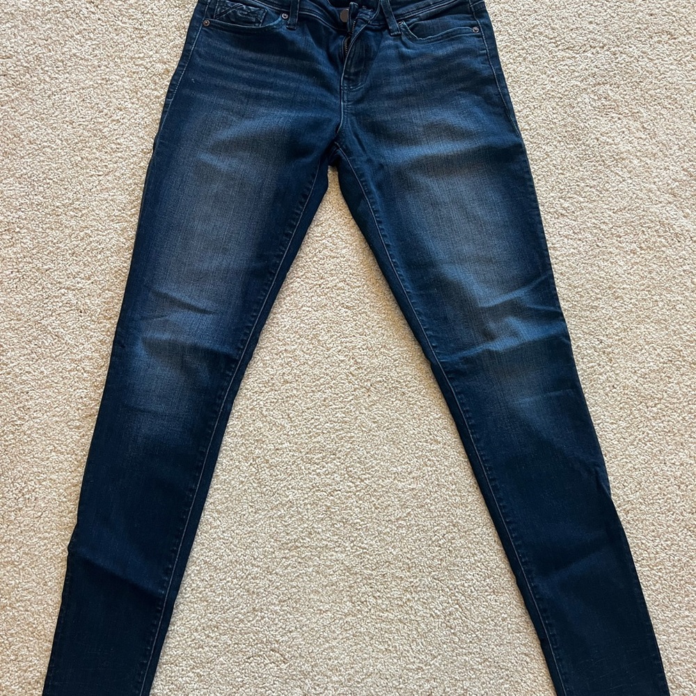 Buckle Black Women's Dark Wash Skinny Jeans Fit No.53 Blue 27x32